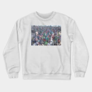 Bremen marathon abstract Crewneck Sweatshirt